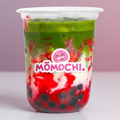 Strawberry Matcha Boba