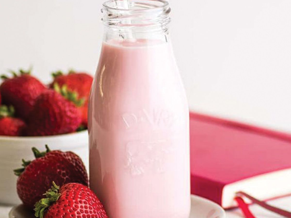 strawberry milk juice