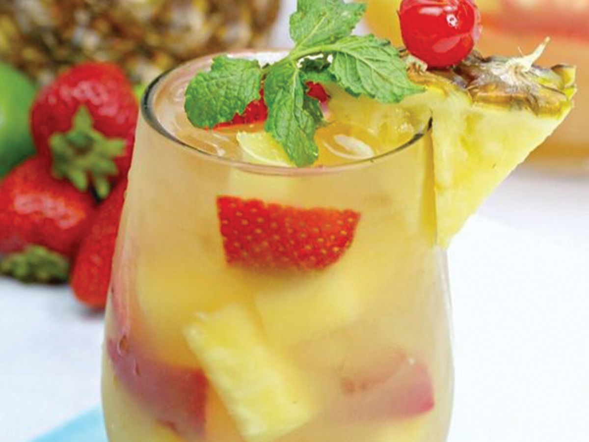 strawberry pineapple cocktail