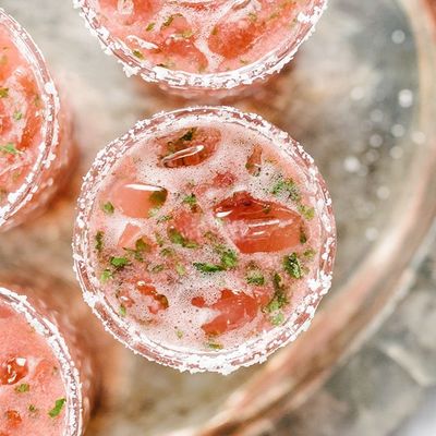 Strawberry Basil Margarita