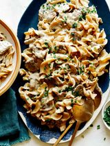 Beef Stroganoff Platter
