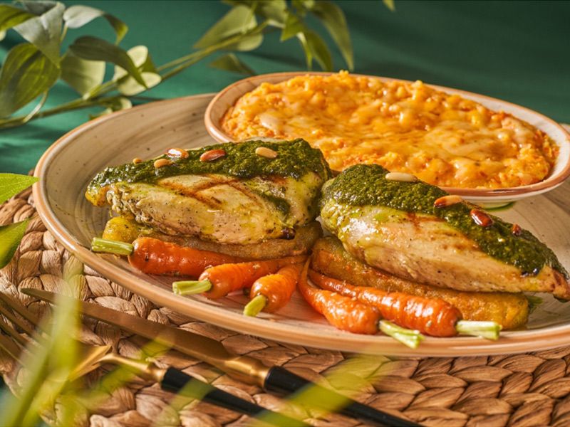 Stuffed Chicken Pesto