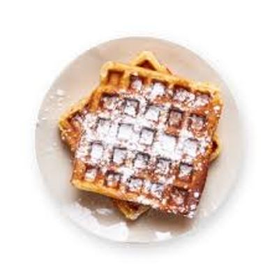 Powdered Sugar Waffle