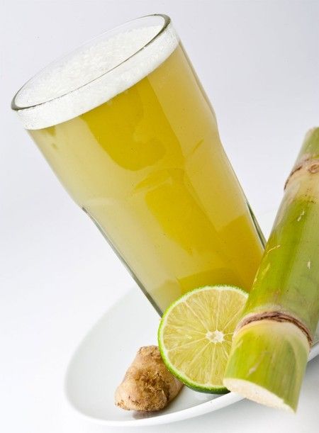 Sugarcane With Lemon Cocktail