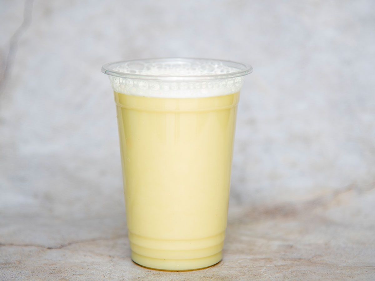 Sugarcane With Vanilla Ice Cream Juice