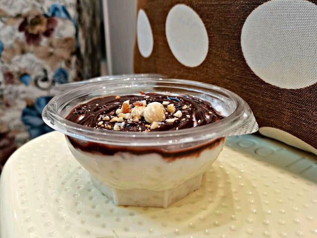 Super Rice Pudding With Nutella Chocolate