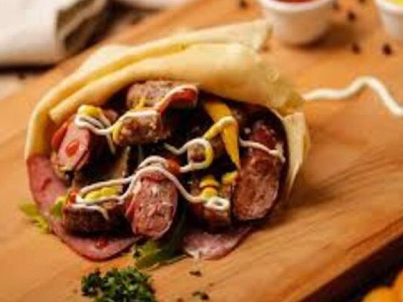 Mexican Sausage Crepe