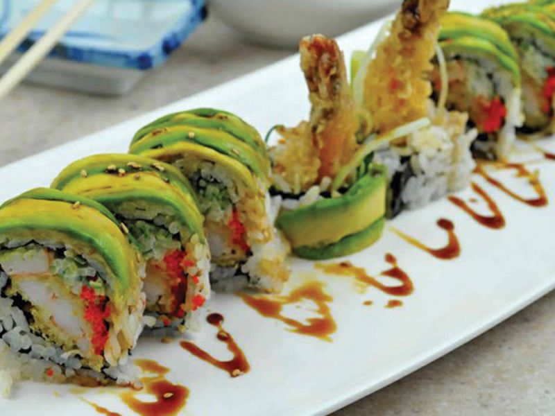 Green Dragon Ura Maki