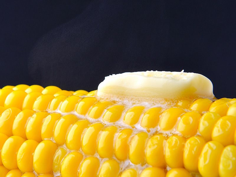 Sweet Corn With Butter