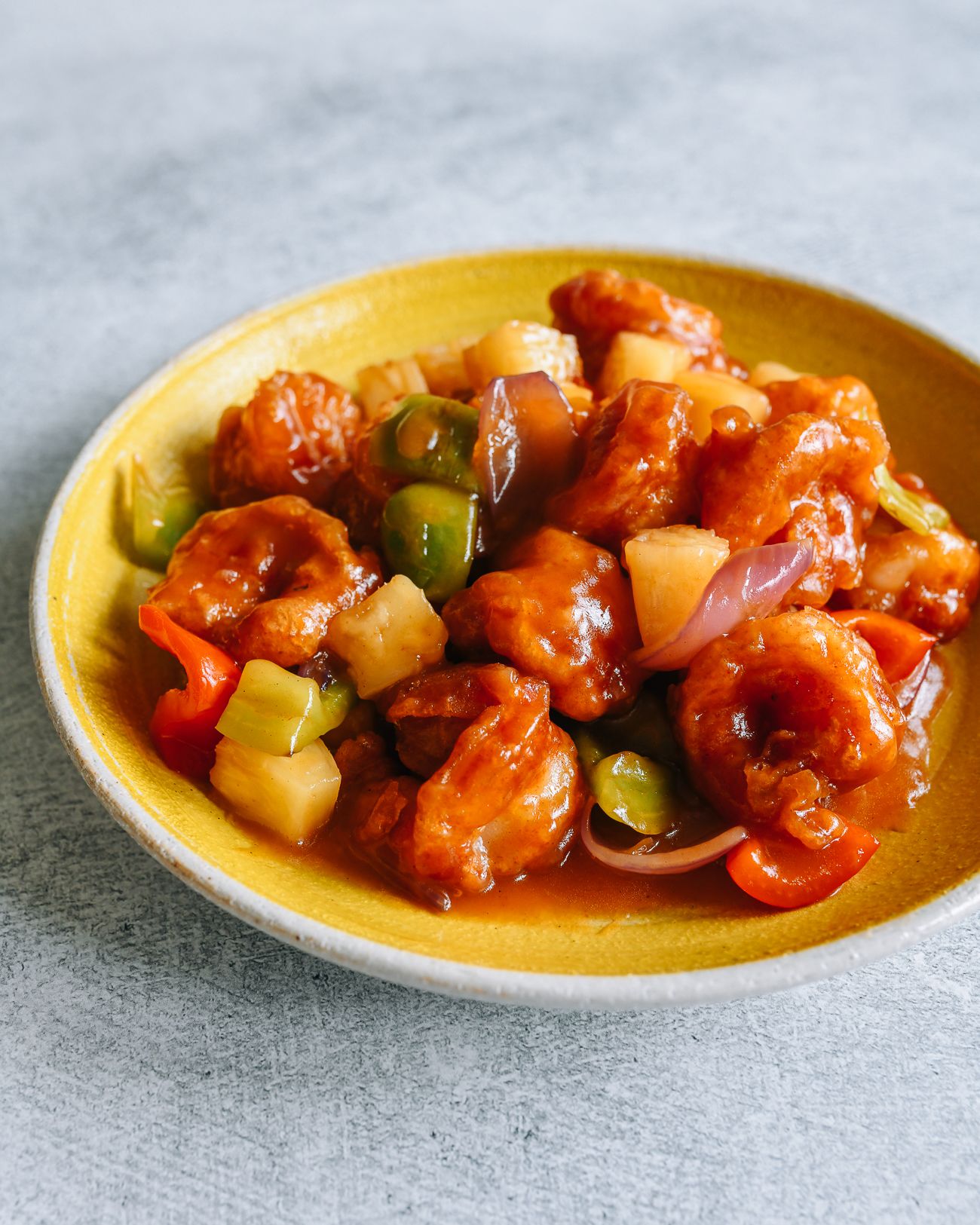 Fried Shrimps Sweet and Sour Sauce
