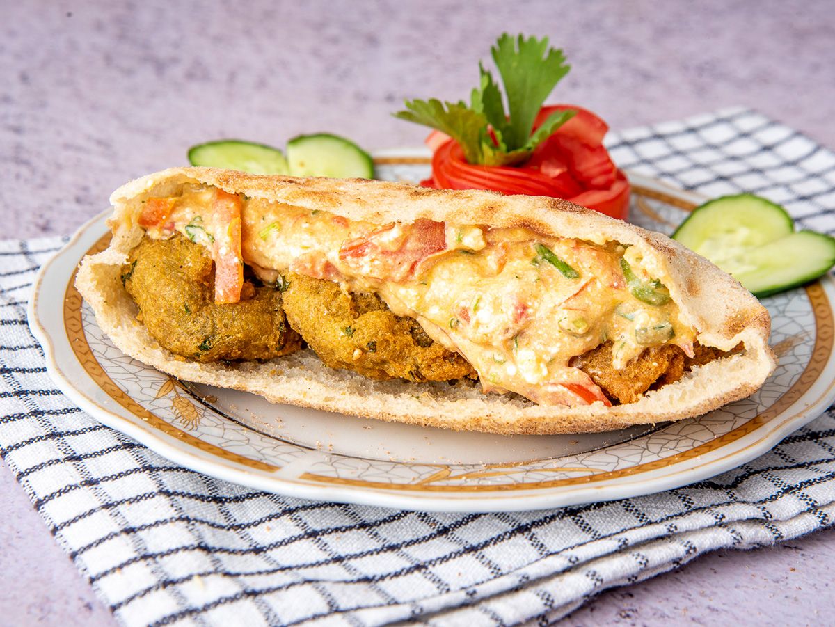 Taamia With Quraish Cheese Sandwich