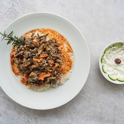 Beef shawarma feteh