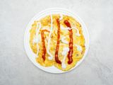 Eggs With Pastrami Patty