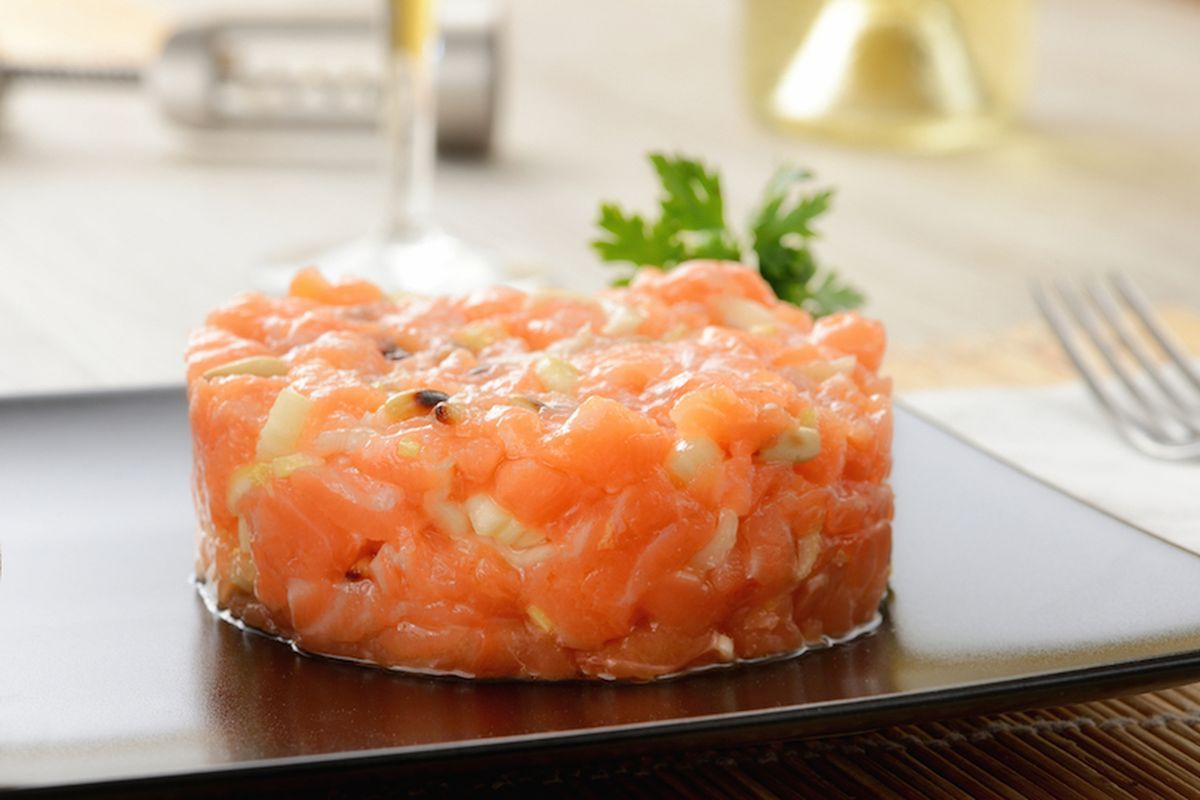 Coconut Salmon Tartare