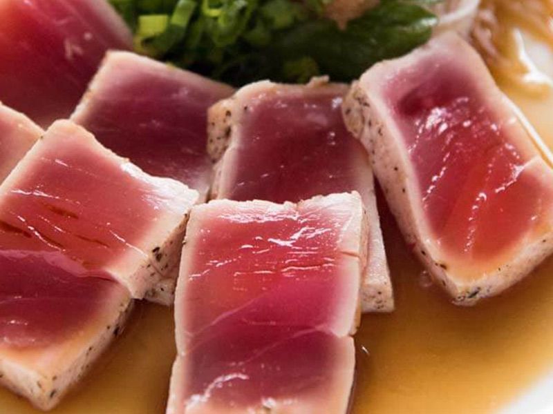 Nigiri Tataki Tuna Sushi