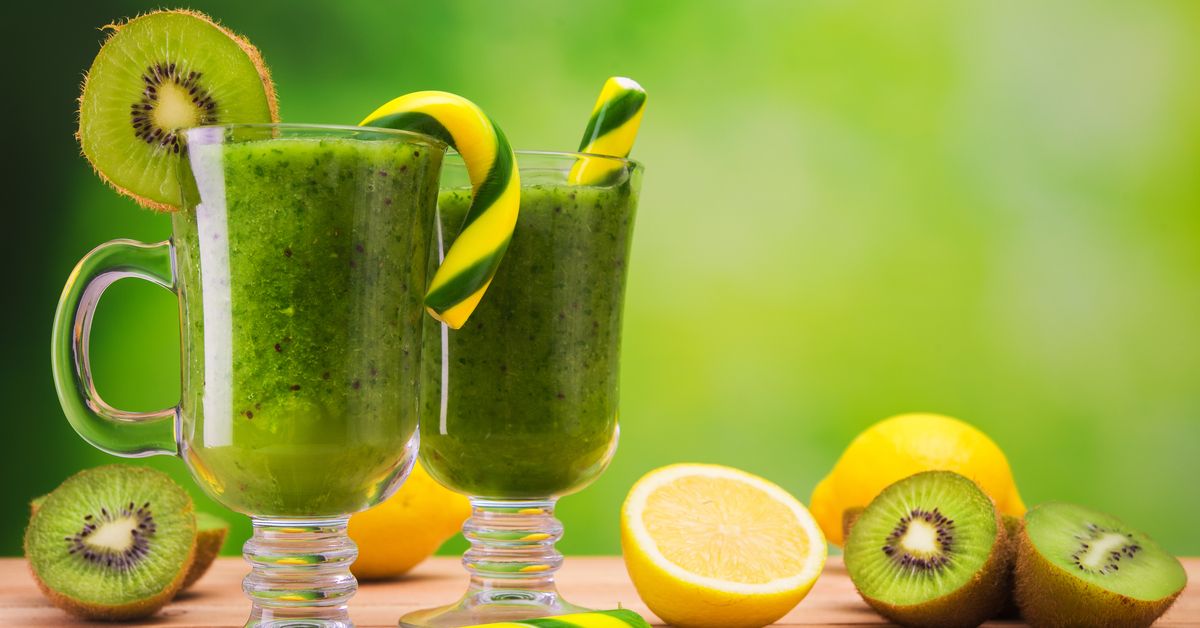 Kiwi And Orange Cocktail