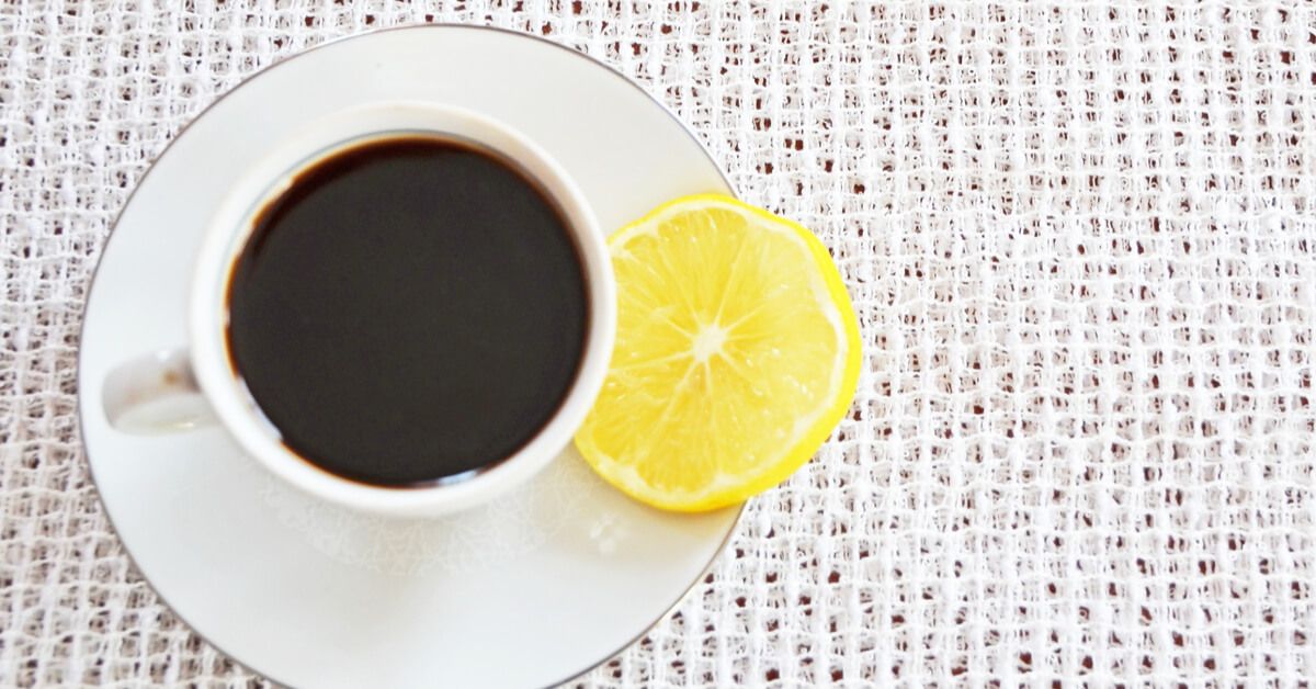 Espresso With Lemon Slices