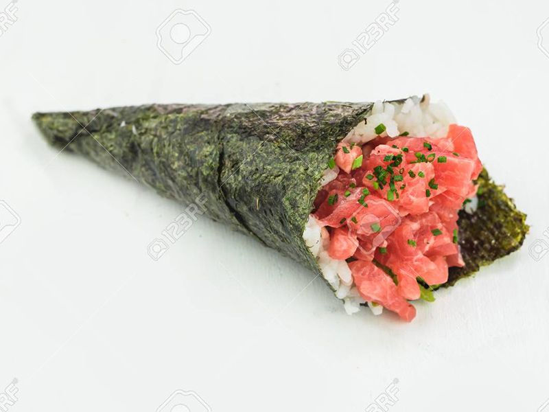 Temaki Spicy Tuna Sushi
