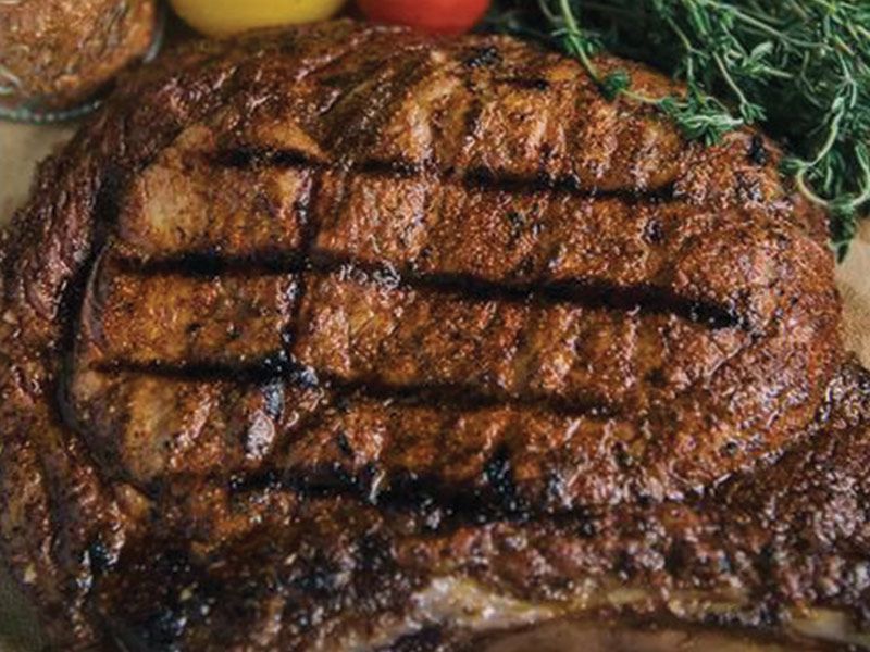 Texas Ribeye Steak Usa Platter