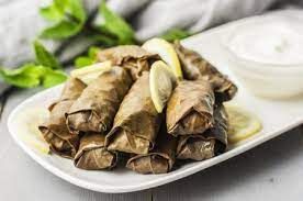 Vine Leaves With Oil