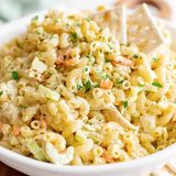 Macaroni with chicken