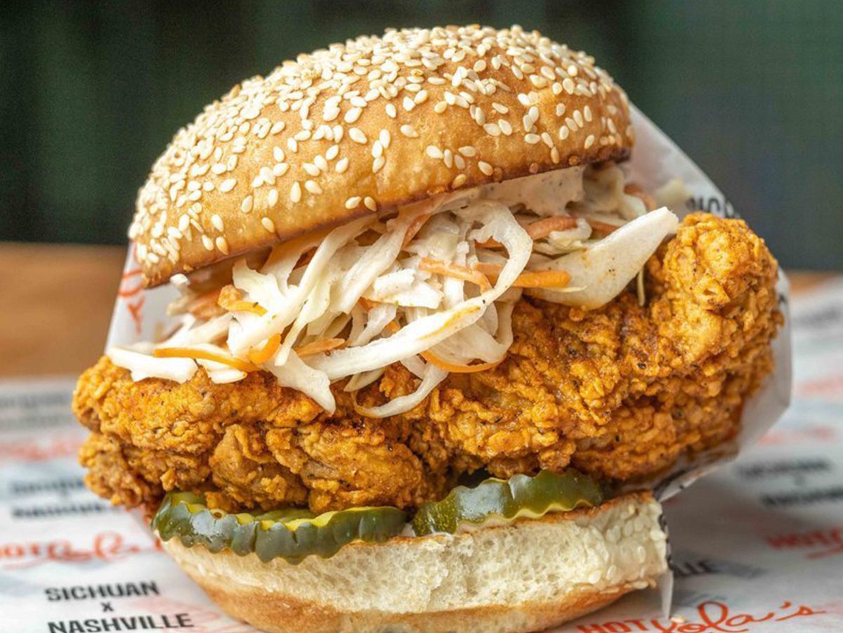 Chicken tiger sandwich