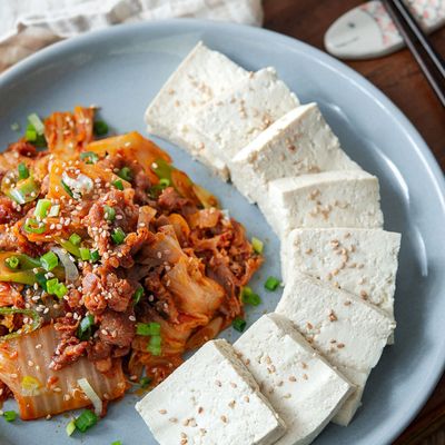 Stir-Fry Kimchi Tofu