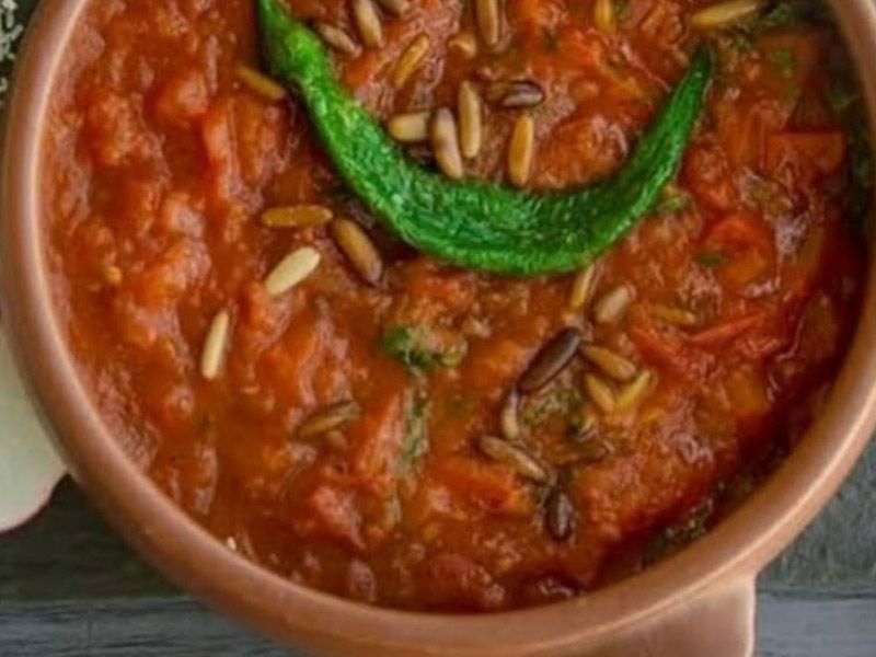 Tomato Fry With Meat 289 Cal