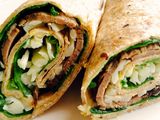 Roast Beef With Emmental Cheese Roll