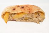 French Fries With Baba Ghannoug Sandwich