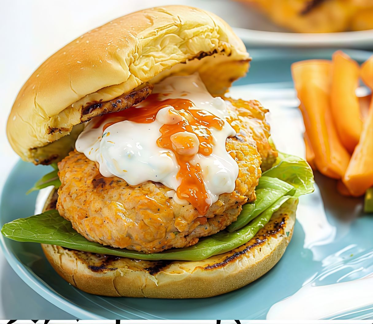 Buffalo Chicken Burger New