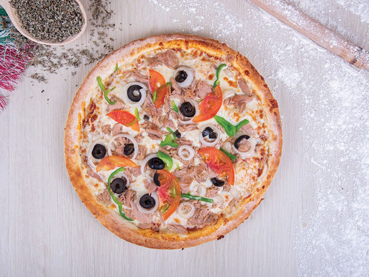 Shrimp pizza