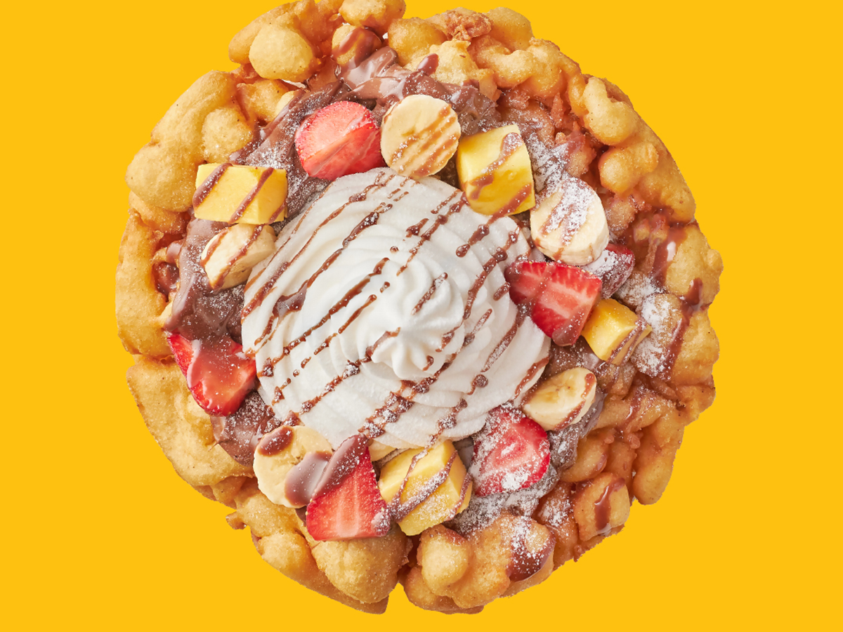 Fruits Funnel Cake