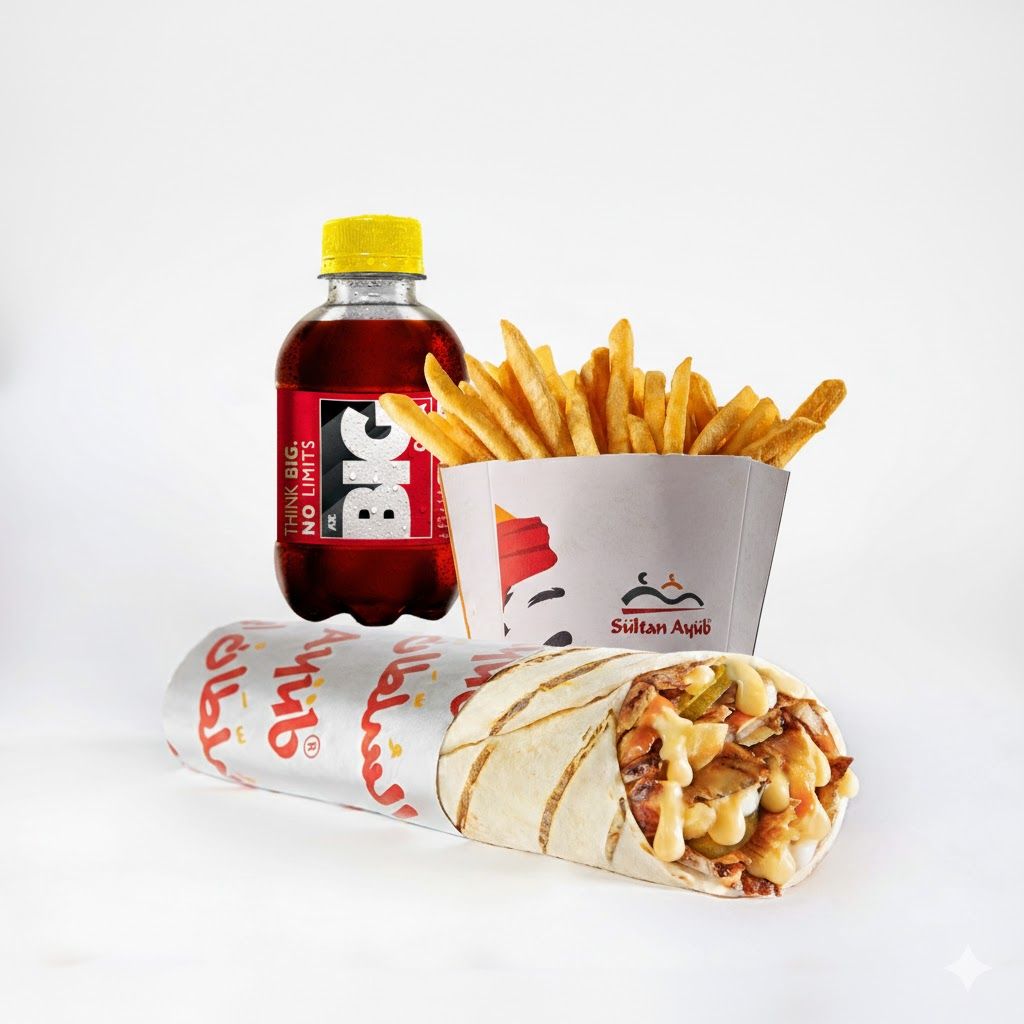 Cheesy Shawerma Combo