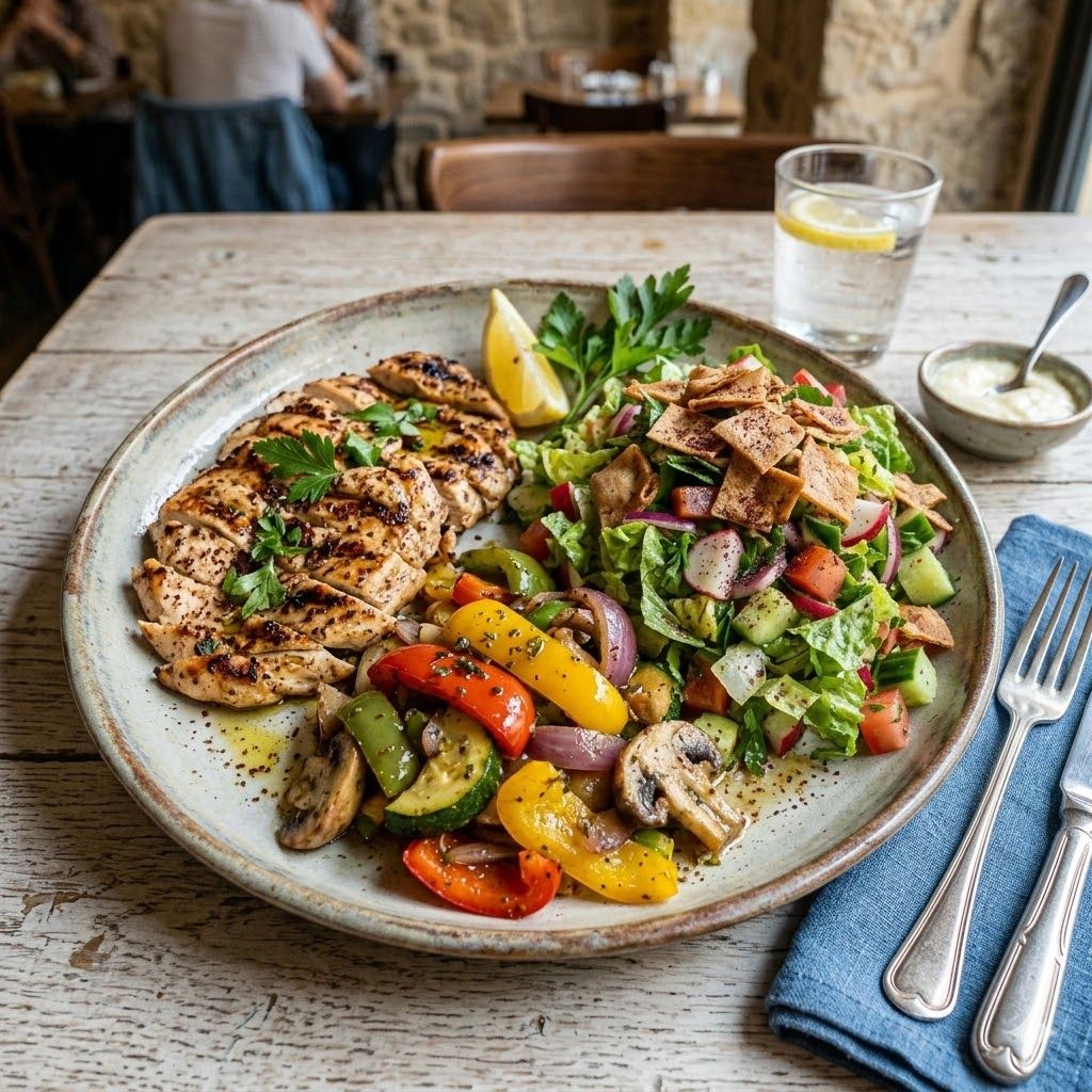 Boneless With Saute And Fattoush