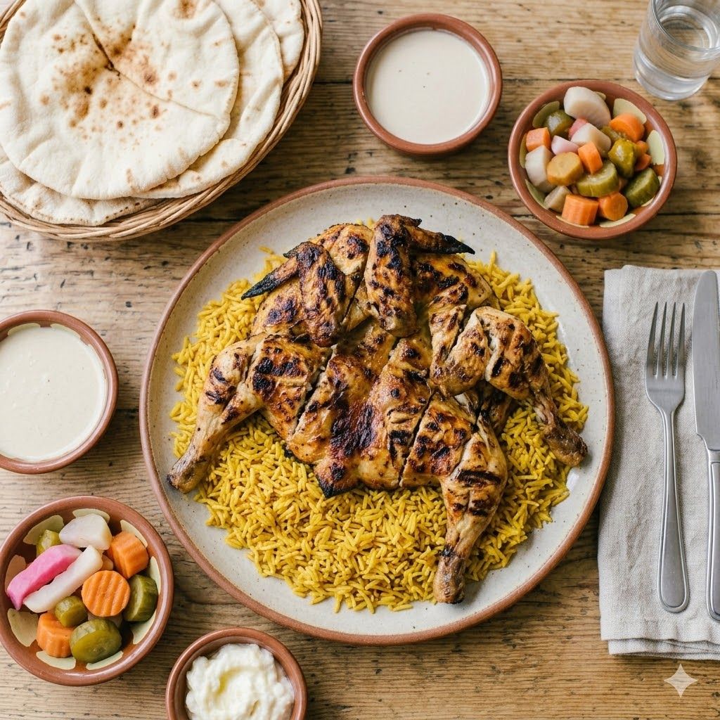 Chicken cut into shish kebabs