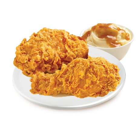 2 Pieces Broasted Meal
