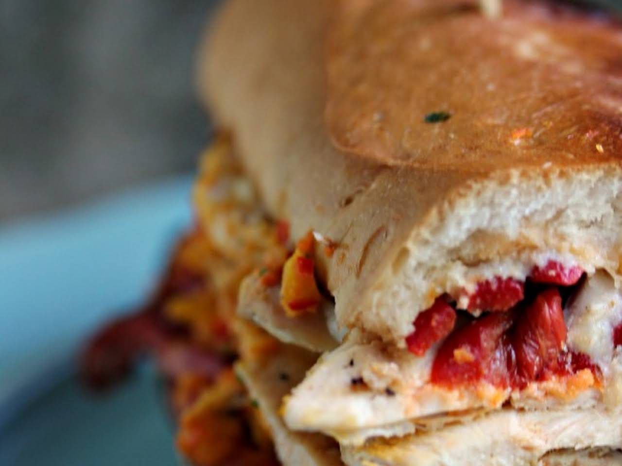 Chicken Polo Baguette Bread Sandwich