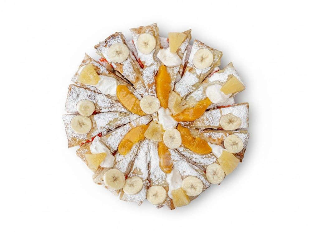 Cream and honey fruit pie