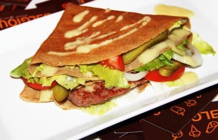 Beef Burger Crepe