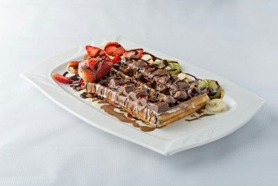 Mix Fruits Waffle