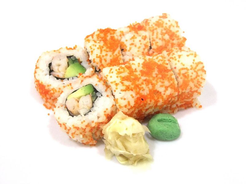 Uramaki Ebi Cado Roll Sushi