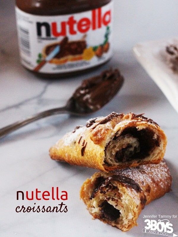 Croissant nutella