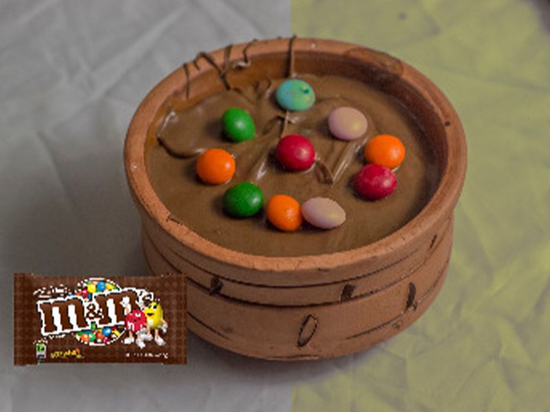 M&M's Chocolate With Nutella Chocolate Casserole