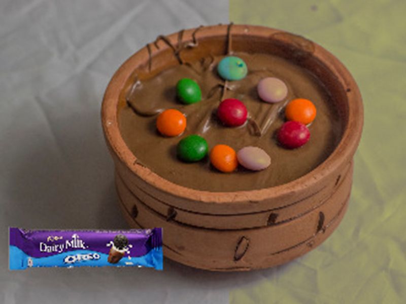 Cadbury With Oreo Chocolate And Nutella Chocolate Casserole