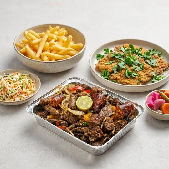 Oriental Liver & Pane Feast for 4
