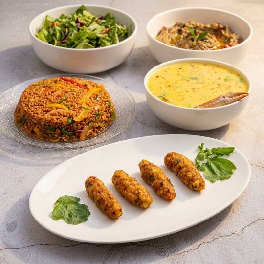 Family Shrimp Kofta Feast for 4