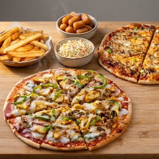 Family Pizza Feast for 4