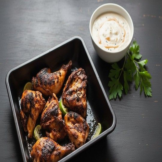 Grilled Chicken & Tahini Salad