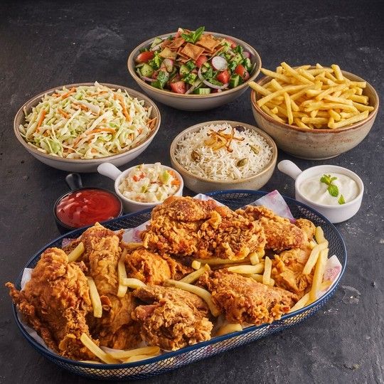 Whole Fried Chicken Family Feast